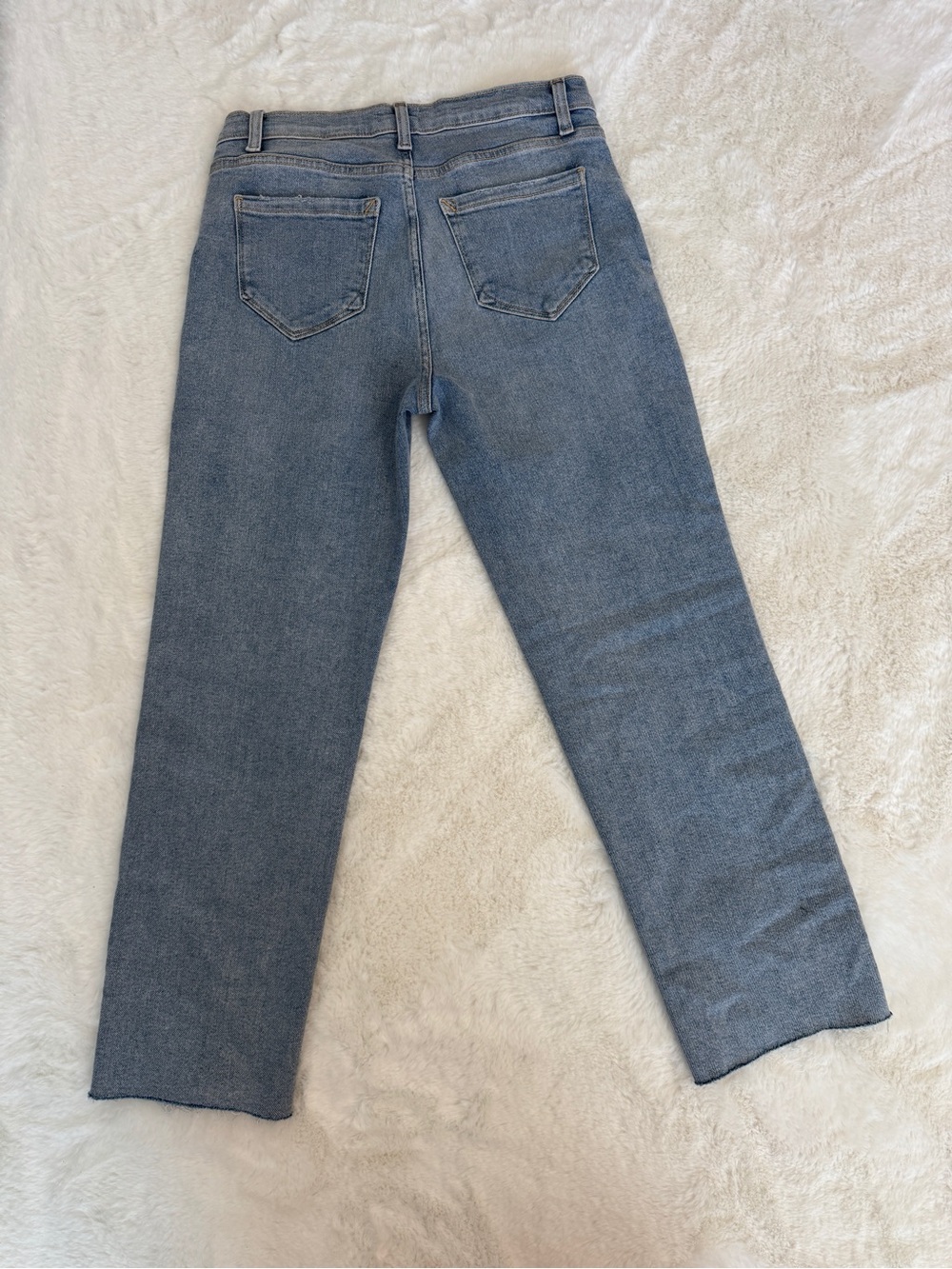 Kensie Jeans The Allie High-Rise Slim Straight Jeans - Light Blue - Picture 3 of 7